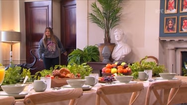 First to breakfast is... Christine! Wasn’t she murdered?