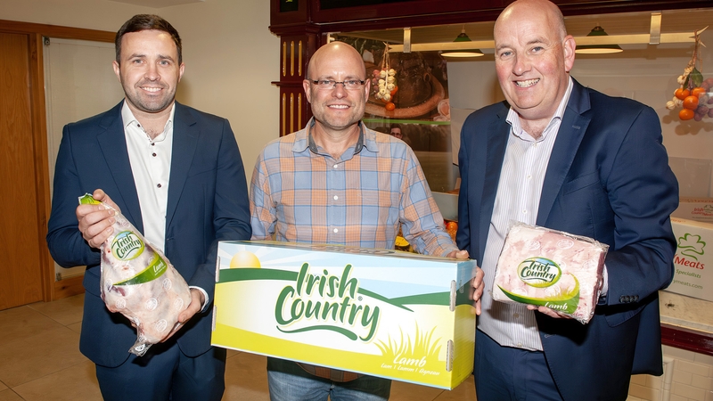 James Byrne, General Manager at ICM Camolin; Justin Marx, Executive Vice President of Marx Foods and Paschal Walsh, Commercial Director, Irish Country Meats