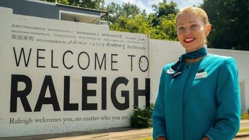 Aer Lingus Cabin Crew member Elizabeth Farrell in Raleigh, North Carolina