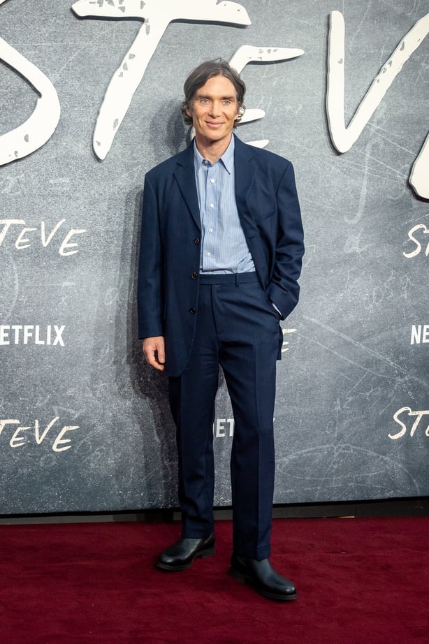 Cillian Murphy attends the "Steve" UK Premiere at the Curzon Mayfair on September 16, 2025 in London, England. (Photo by Joseph Okpako/WireImage)