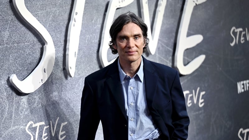 Cillian Murphy looked dashing in an all-blue look at the London premiere of his latest film, Steve.