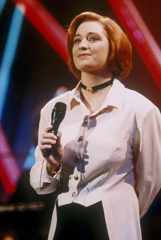 Niamh Kavanagh performing In Your Eyes, 1993