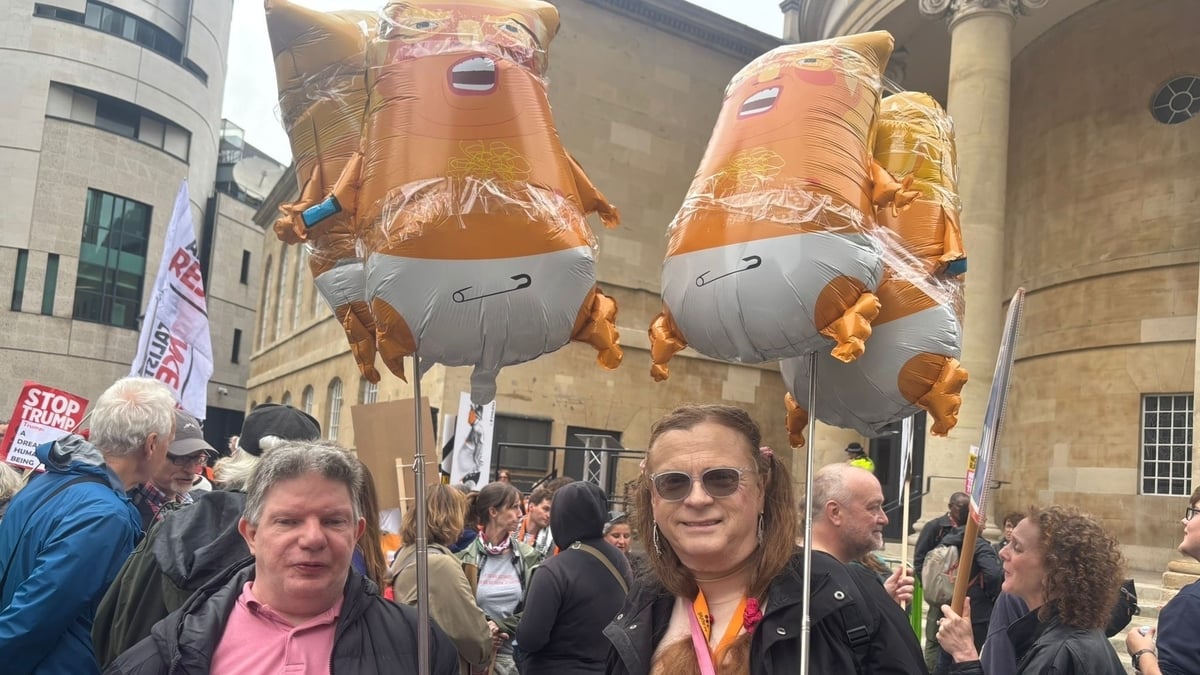 Barry Lenihan reports from London as Donald Trump meets the British Royals