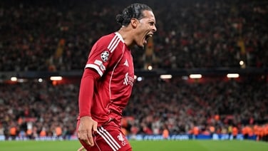 Virgil van Dijk heads home stoppage time winner v Atletico Madrid