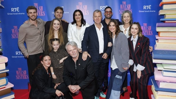 The cast of The Walsh Sisters pictured at the premiere screening of the RTÉ drama The Walsh Sisters in the IFI, Dublin. Picture Andres Poveda
