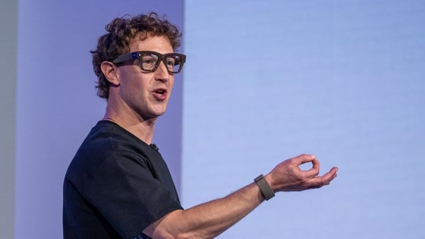A man wearing a pair of smart glasses
