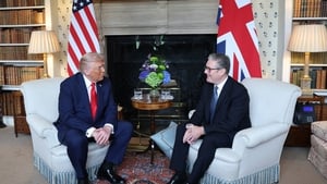 Donald Trump meets Keir Starmer at Chequers show image