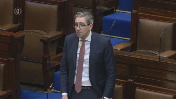 Simon Harris in the Dáil