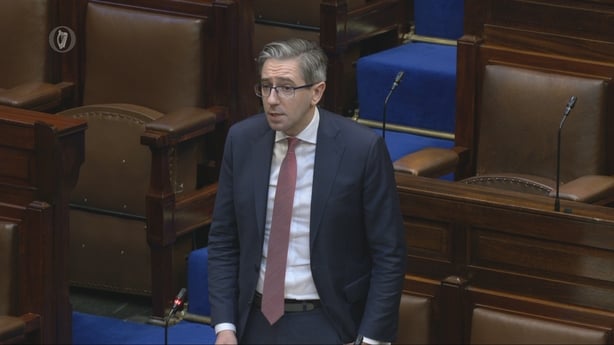 Simon Harris in the Dáil