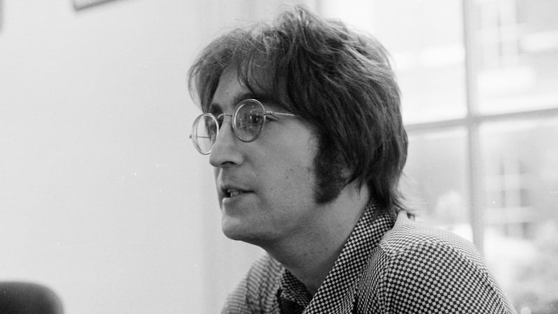 John Lennon (pictured in London in July 1971) - Items from the late Beatle's schooldays feature in a display at the Liverpool Beatles Museum