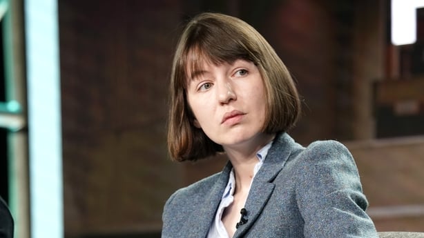 Sally Rooney speaks onstage during the Hulu Panel at Winter TCA 2020 at The Langham Huntington, Pasadena on 17 January, 2020 in Pasadena, California