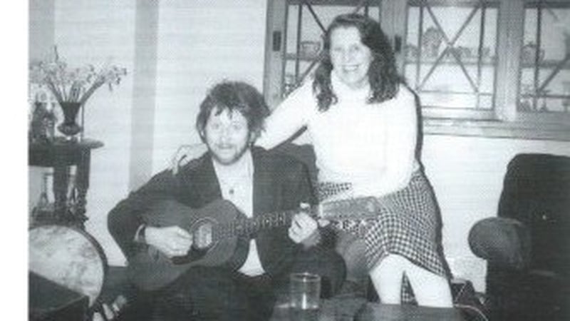 Shane MacGowan at home in Carney Cottage with his late mother Therese. All photos courtesy of Siobhan MacGowan