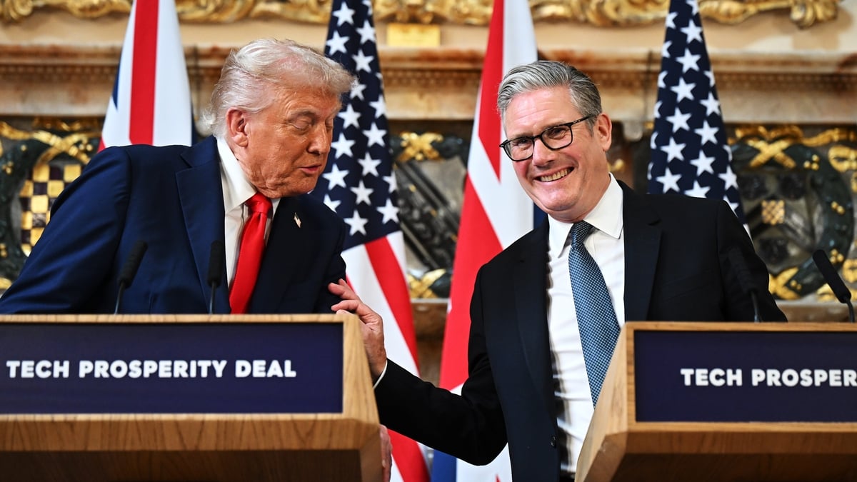 Barry Lenihan live from Westminster on President Trump UK visit 