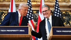 Barry Lenihan live from Westminster on President Trump UK visit 