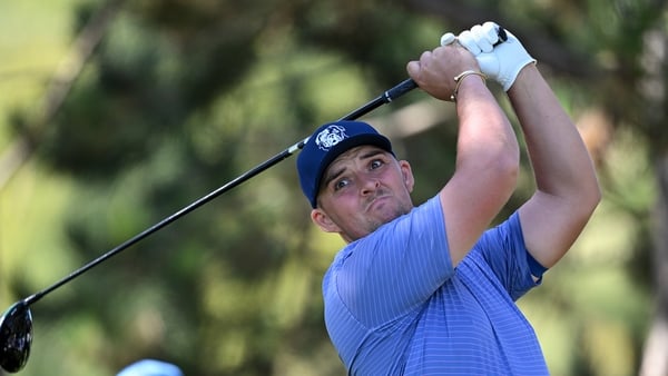 PARIS, FRANCE - SEPTEMBER 18: Marcus Armitage of England tees off on the 17th hole on day one of the FedEx Open de France 2025 at Golf de Saint-Nom-la-Breteche on September 18, 2025 in Paris, France. (Photo by Stuart Franklin/Getty Images)