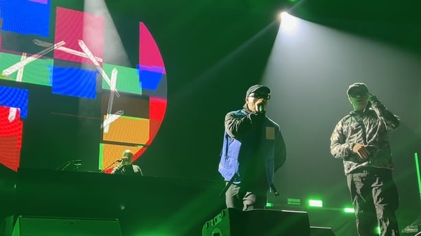 Kneecap perform at Wembley Arena in London