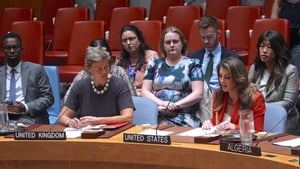 US vetoes ceasefire resolution for the sixth time at UN Security Council show image