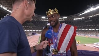 Rai Benjamin relieved after 400m hurdle final disqualification reversed