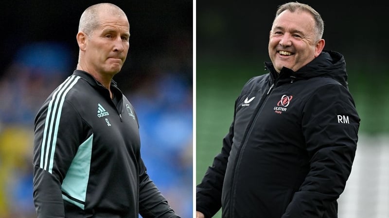 New Connacht head coach Stuart Lancaster and Ulster head coach Richie Murphy