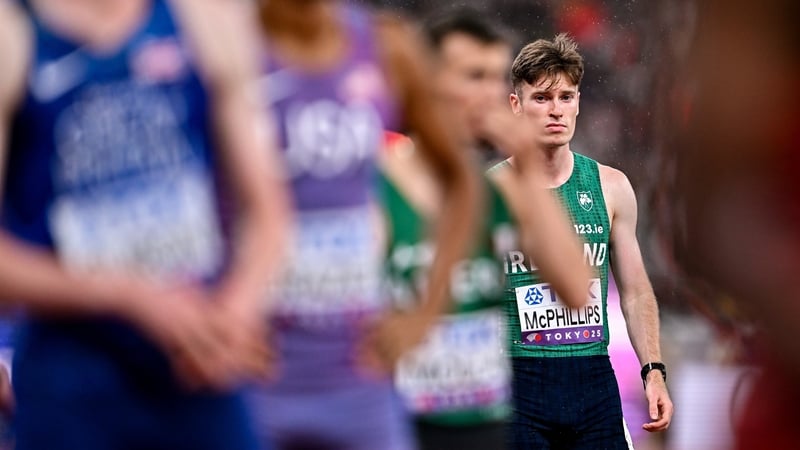 Ireland's Cian McPhillips will start the World 800m as rank outsider, but has already raised eyebrows with his performances in Tokyo