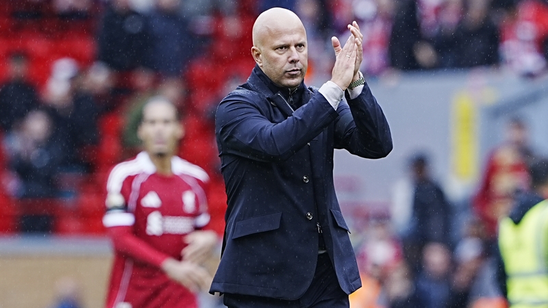 Arne Slot admitted that the second 45 was more 'difficult' for his side