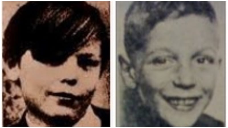 Fourteen-year-old Jonathan Aven (L) and 11-year-old David Leckey went missing from east Belfast in September 1969