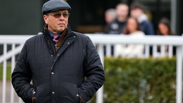 23 March 2025; Trainer Ger Lyons at Naas Racecourse in Naas, Kildare. Photo by Thomas Doolin/Sportsfile