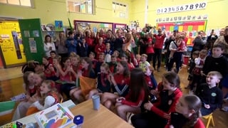 Scenes of joy in Dundalk as Kate O'Connor wins silver medal