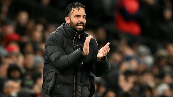 Manchester United's head coach Ruben Amorim
