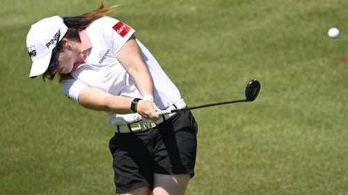 Leona Maguire is one off the lead