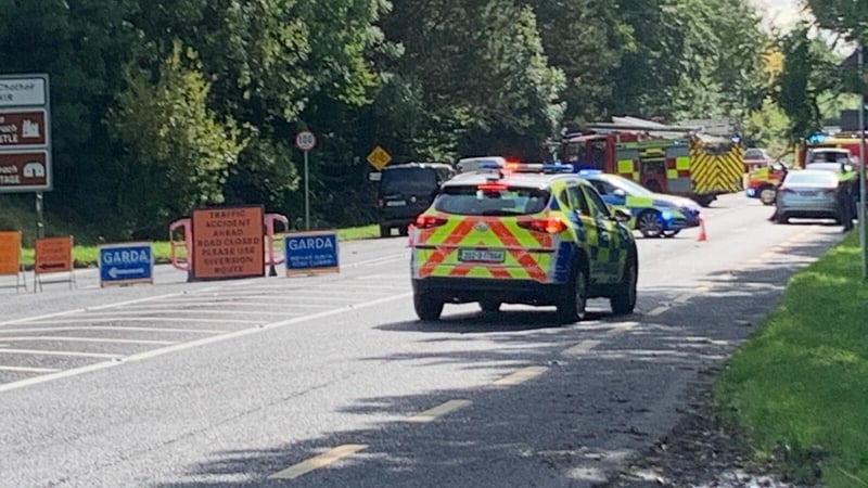 A motorcyclist in his 70s died after a two-vehicle collision in Cahir, Co Tipperary this morning