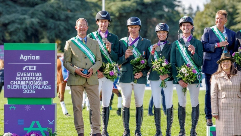 The Irish team finished in second place