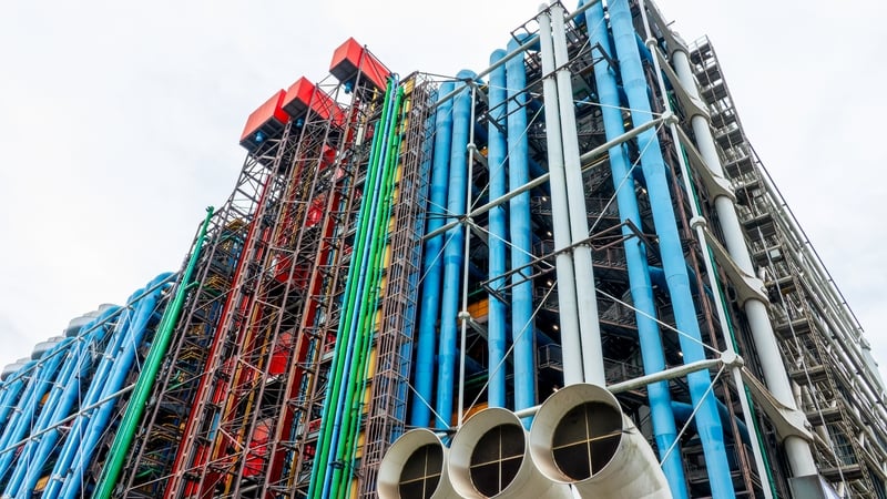 The Pompidou Centre first opened its doors in 1977