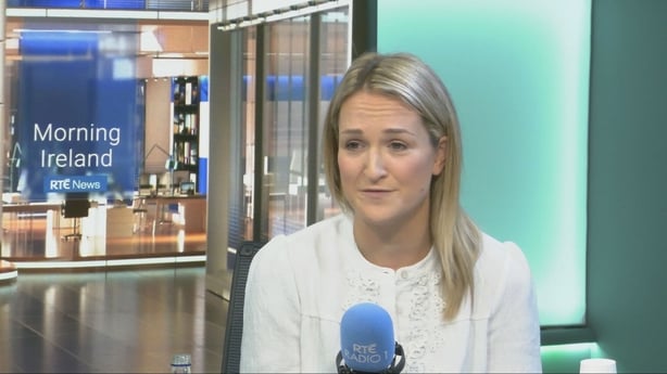 Helen McEntee in the Morning Ireland studio