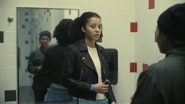 Chase Infiniti as Willa Ferguson and Regina Hall as Deandra in One Battle After Another