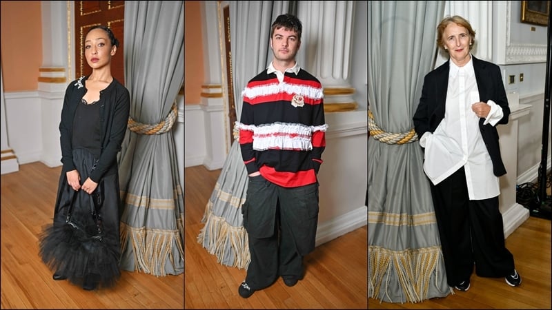 (L-R): Ruth Negga, Grian Chatten and Fiona Shaw