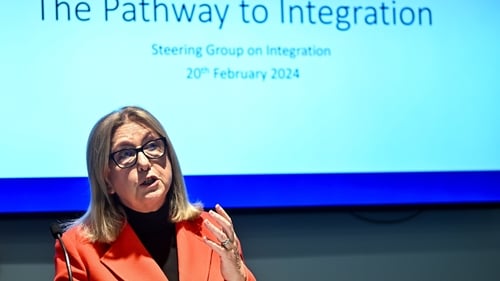 Former president Mary McAleese is the chairperson of the Steering Group on Integration