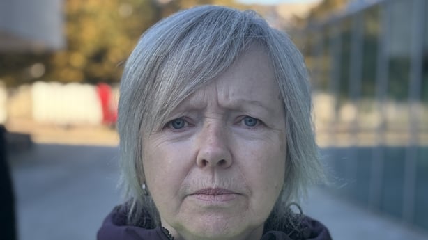 Catherine Power from Castlemartyre who protested in Cork over damage caused by Storm Babet
