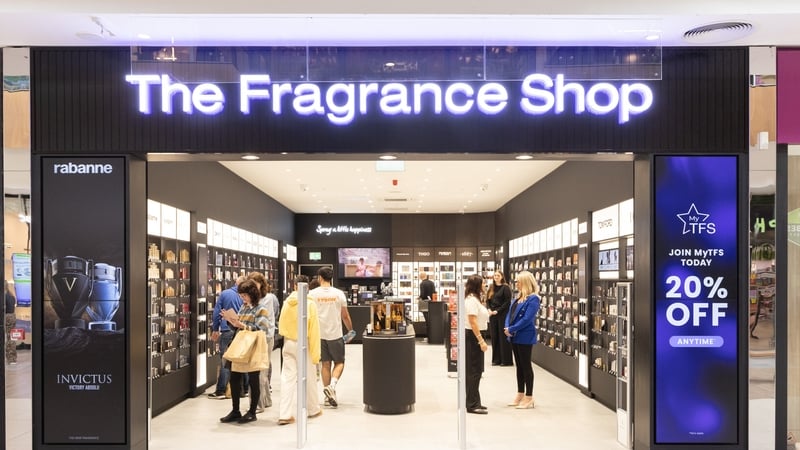 The Fragrance Shop has opened its first store outside the UK in Blanchardstown Centre in Dublin