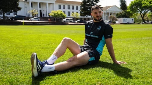 Robbie Henshaw at Monday morning's training session at SACS High School in Newlands, Cape Town