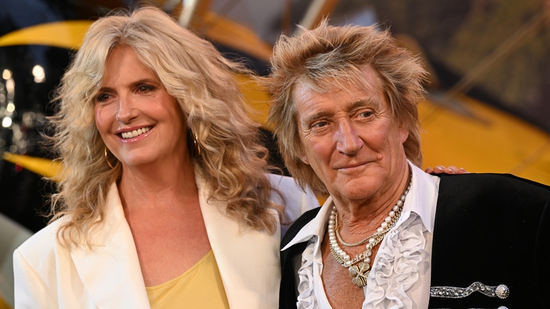 Penny Lancaster and Rod Stewart in London in May 2025 - "I definitely wasn't thinking of a relationship because I was coming out of a long-term one, which wasn't easy"