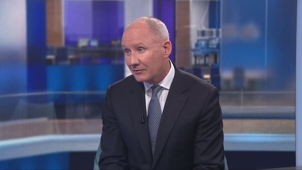 Presidential candidate Jim Gavin speaking on the Six One News