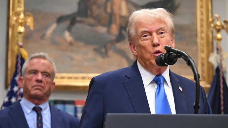 Donald Trump pushed major changes to the routine vaccine schedule given to infants in a press conference