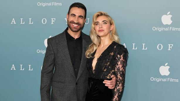 Brett Goldstein and Imogen Poots attend the All Of You New York premiere at The Whitby Hotel on 17 September, 2025 in New York City