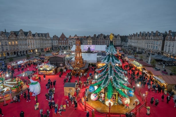 Christmas market in Arras, Hauts-de-France