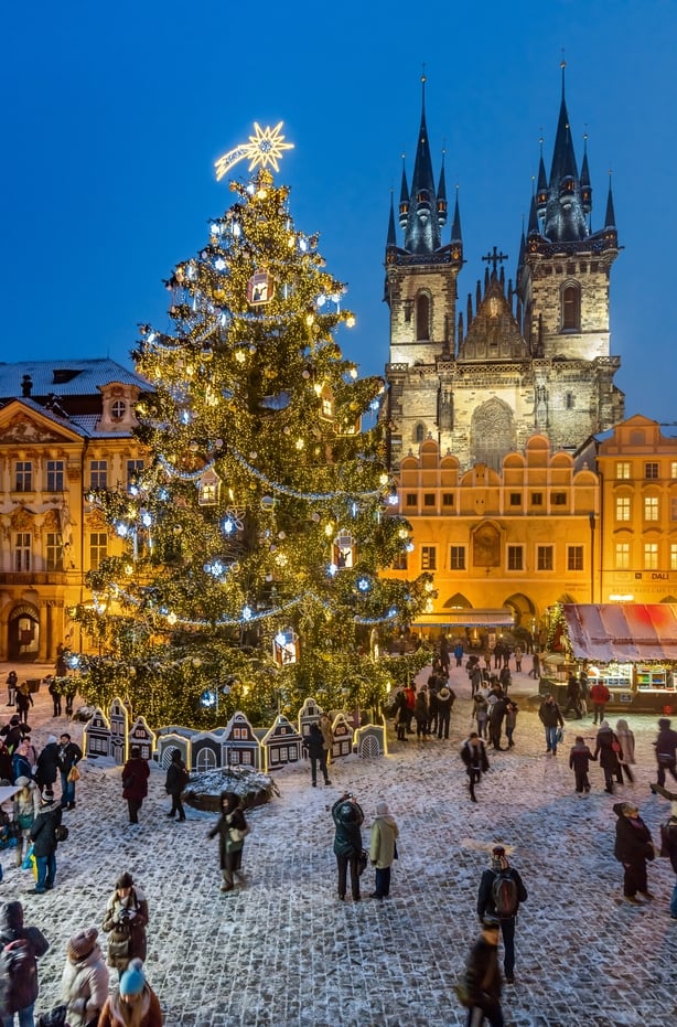 Christmas market in Prague, Czech Republic