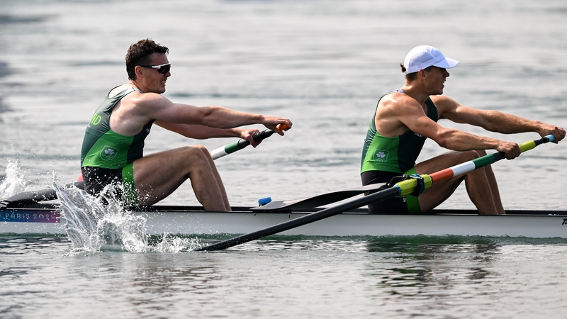 Ross Corrigan (L) and Nathan Timoney are into another final