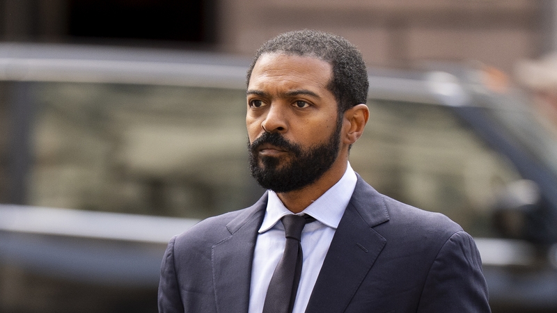 Noel Clarke arrives at the Royal Courts of Justice in London