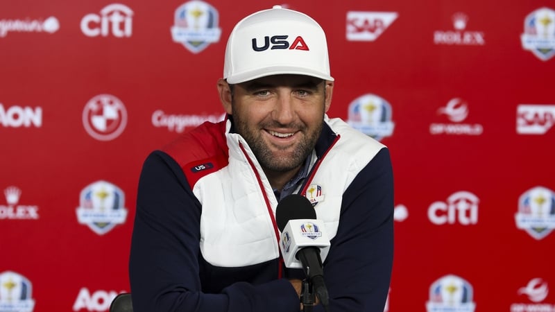 Scottie Scheffler says the US president 'treats everybody the same and treats people with the utmost respect'