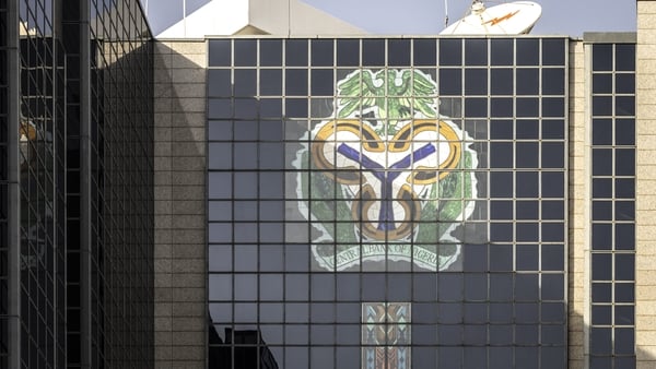 A high rise glass panelled office building